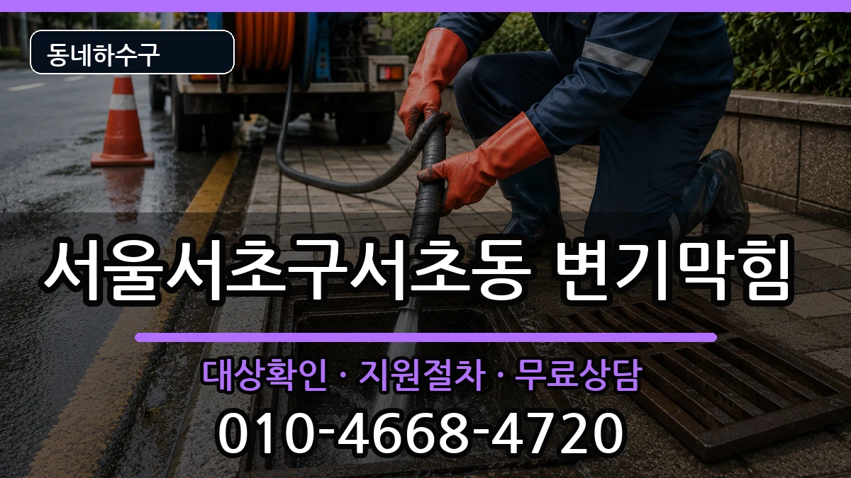 서울서초구서초동  변기막힘 질문형