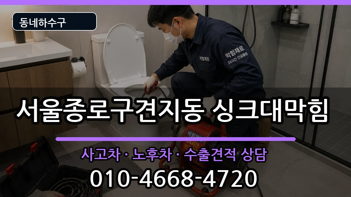 서울종로구견지동 싱크대막힘 서울종로구견지동 싱크대막힘 증상 처리 안내 이미지 1