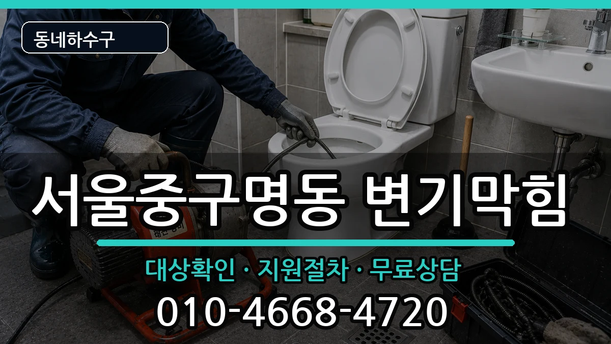 서울중구명동 변기막힘 서울중구명동 변기막힘 증상 처리 안내 이미지 2