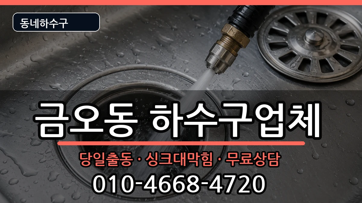 경기의정부시금오동 하수구막힘 경기의정부시금오동 하수구막힘 증상 처리 안내 이미지 1