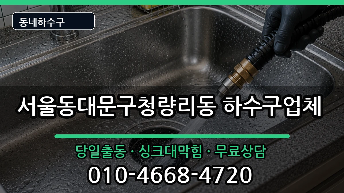 서울동대문구청량리동 하수구막힘 서울동대문구청량리동 하수구막힘 증상 처리 안내 이미지 2