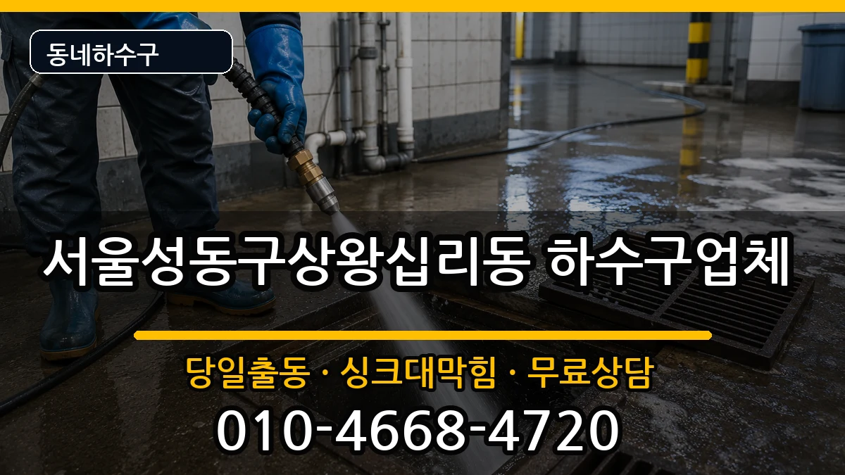 서울성동구상왕십리동 하수구막힘 서울성동구상왕십리동 하수구막힘 증상 처리 안내 이미지 2