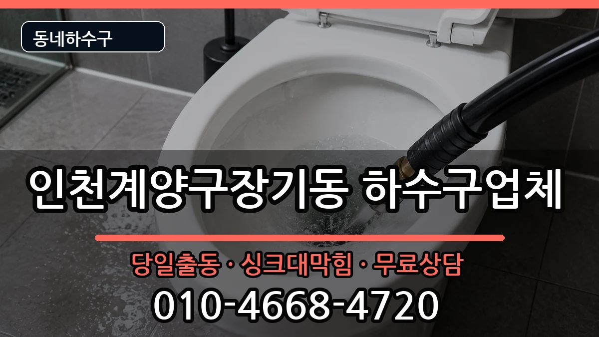 인천계양구장기동 하수구막힘 인천계양구장기동 하수구막힘 증상 처리 안내 이미지 3