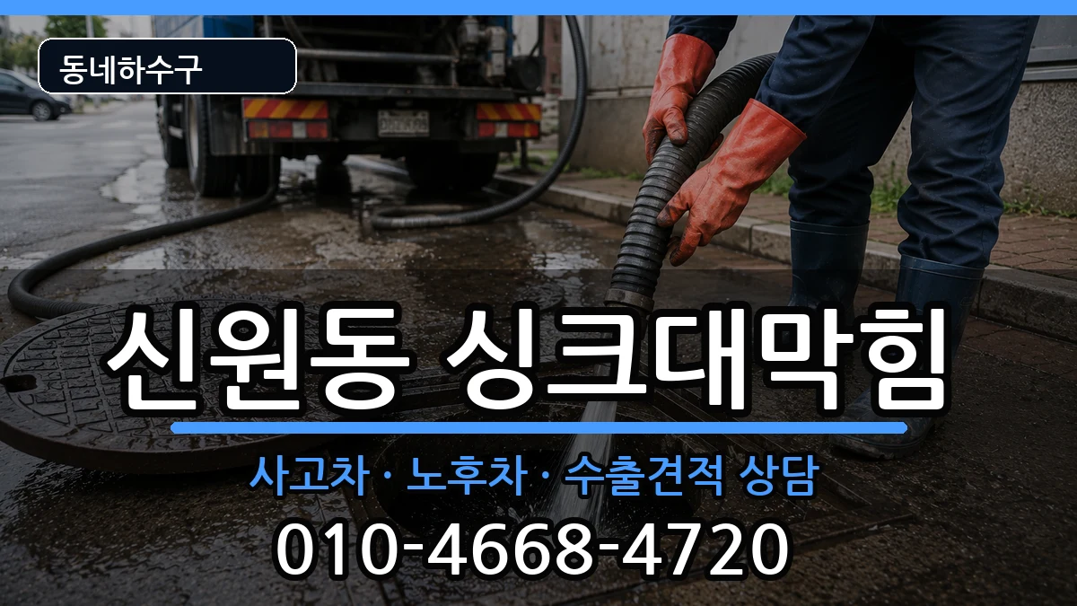 경기고양시덕양구신원동 싱크대막힘 증상 처리 안내 이미지 3