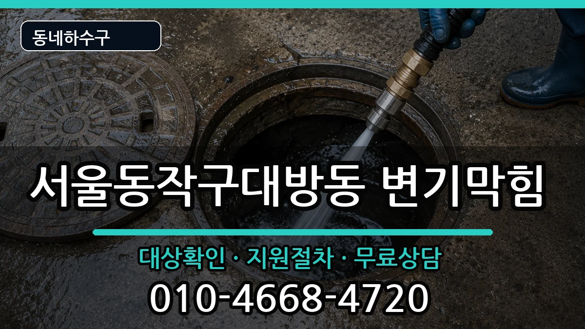 서울동작구대방동 변기막힘 서울동작구대방동 변기막힘 증상 처리 안내 이미지 1