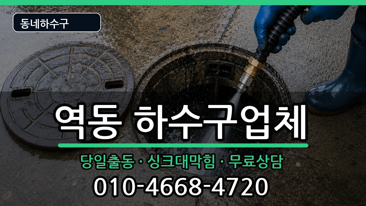경기광주시역동 하수구막힘 경기광주시역동 하수구막힘 증상 처리 안내 이미지 1