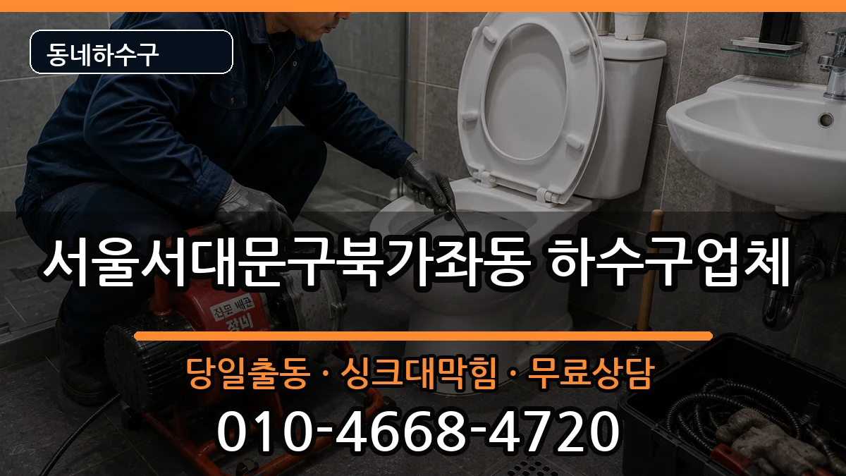 서울서대문구북가좌동 하수구막힘 서울서대문구북가좌동 하수구막힘 증상 처리 안내 이미지 1