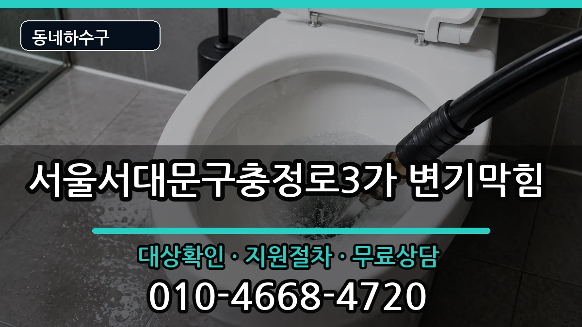 서울서대문구충정로3가 변기막힘 서울서대문구충정로3가 변기막힘 증상 처리 안내 이미지 1