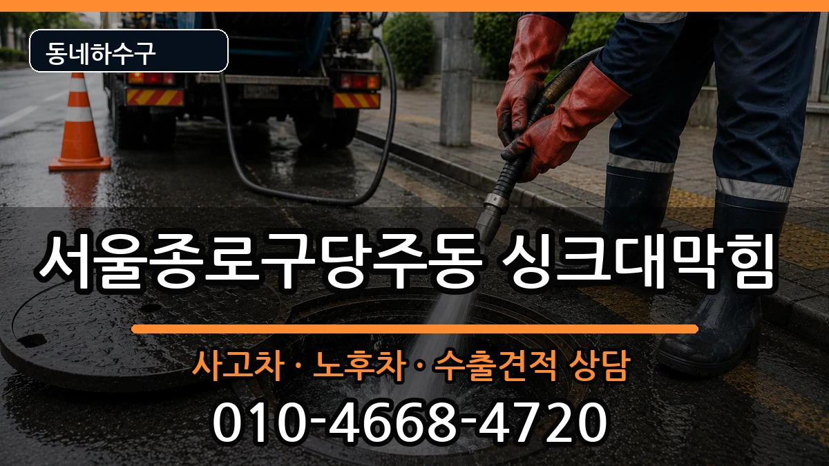 서울종로구당주동 싱크대막힘 서울종로구당주동 싱크대막힘 증상 처리 안내 이미지 3