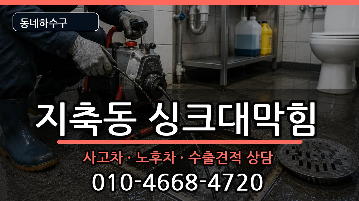 경기고양시덕양구지축동 싱크대막힘 증상 처리 안내 이미지 2