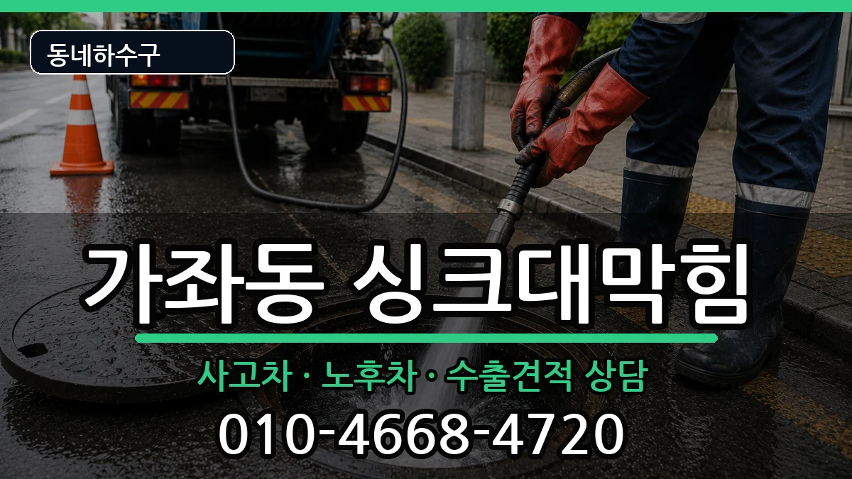 경기고양시일산서구가좌동 싱크대막힘 경기고양시일산서구가좌동 싱크대막힘 증상 처리 안내 이미지 3