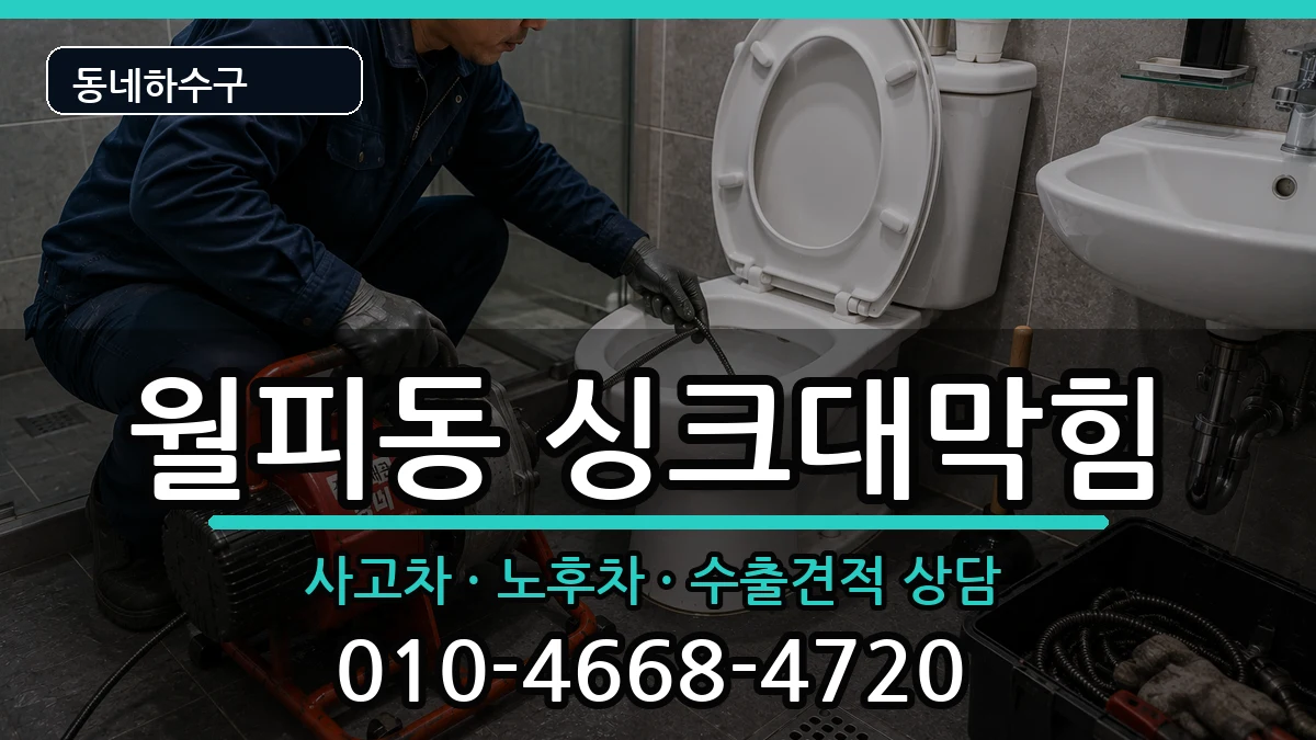 경기안산시상록구월피동 싱크대막힘 경기안산시상록구월피동 싱크대막힘 증상 처리 안내 이미지 2