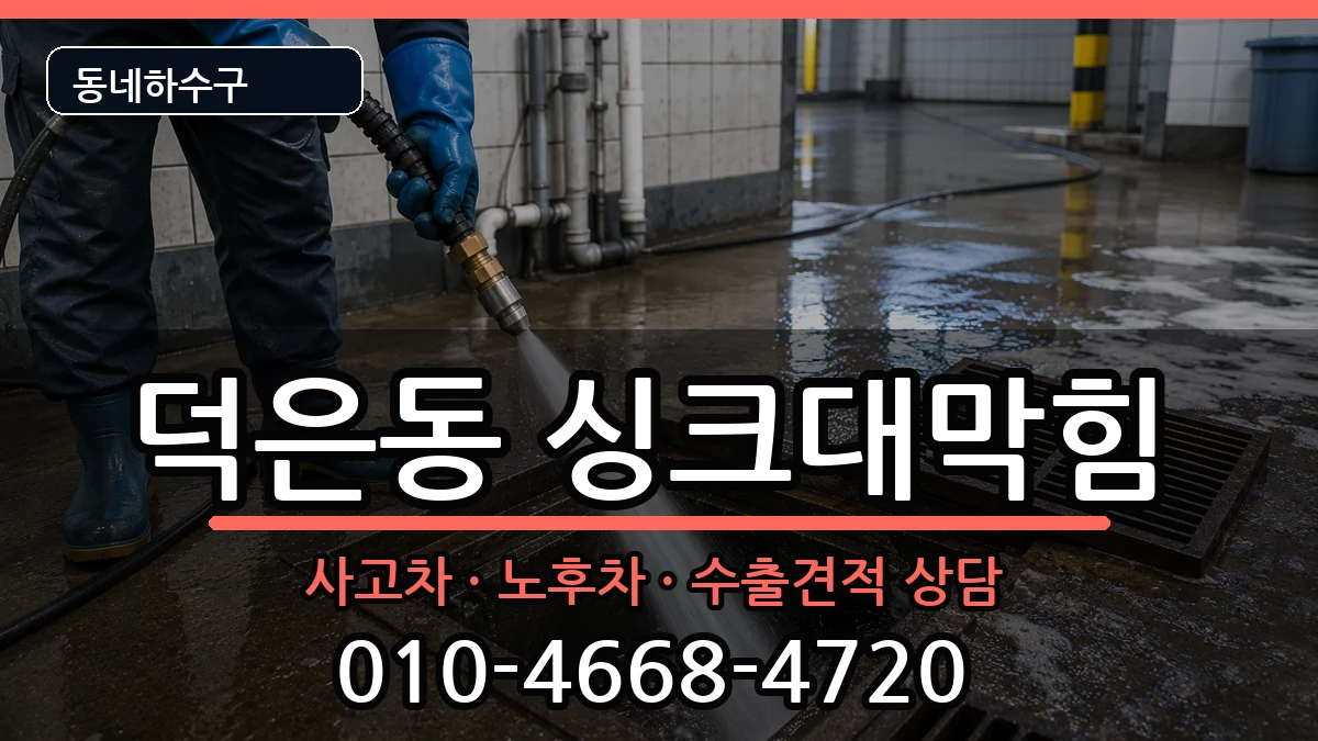 경기고양시덕양구덕은동 싱크대막힘 증상 처리 안내 이미지 1