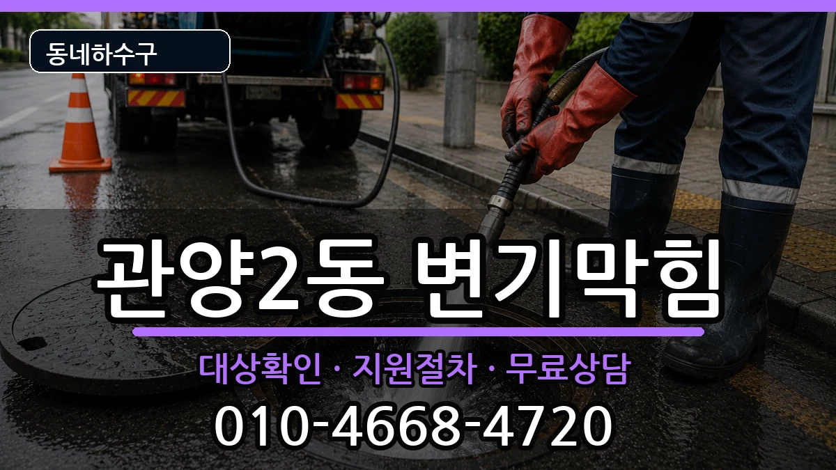 경기안양시동안구관양2동  변기막힘 질문형