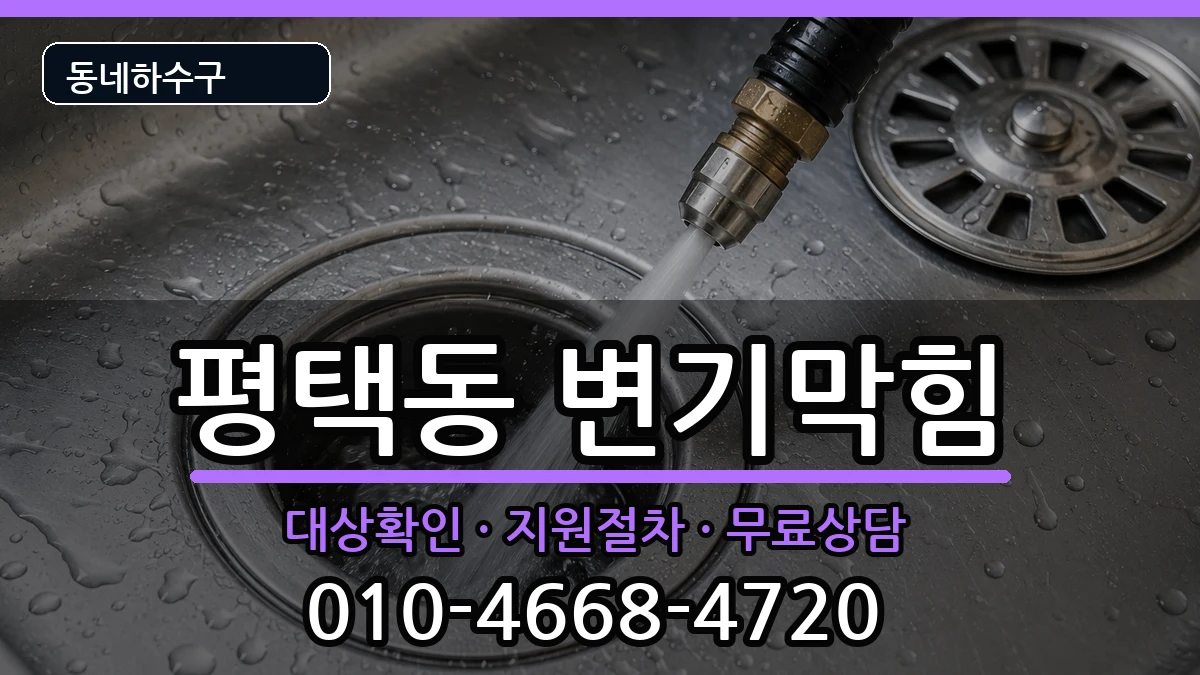 경기평택시평택동 변기막힘 증상 처리 안내 이미지 2