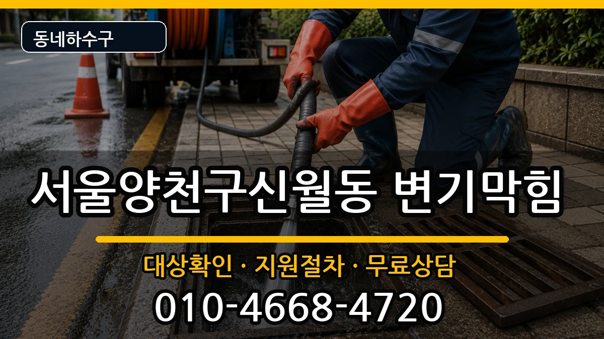 서울양천구신월동 변기막힘 서울양천구신월동 변기막힘 증상 처리 안내 이미지 1