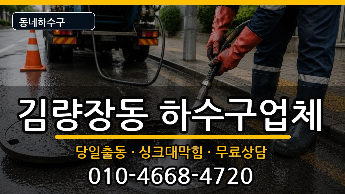 경기용인시처인구김량장동  하수구막힘 질문형
