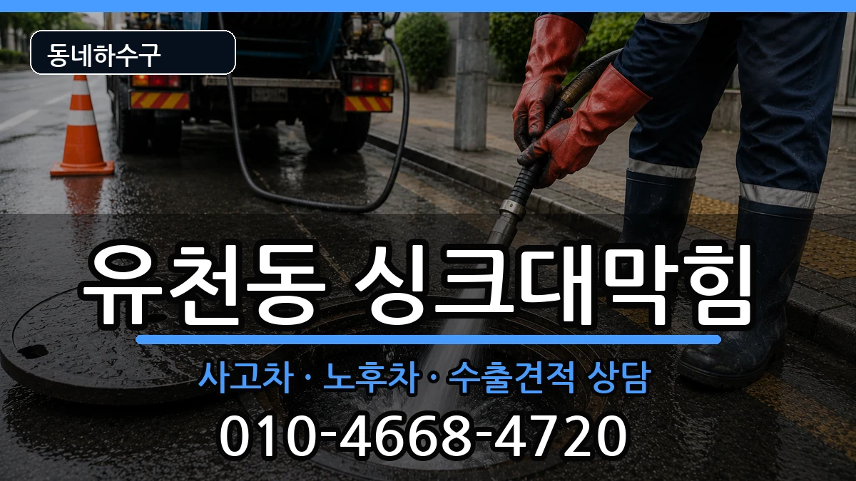 경기평택시유천동 싱크대막힘 경기평택시유천동 싱크대막힘 증상 처리 안내 이미지 1