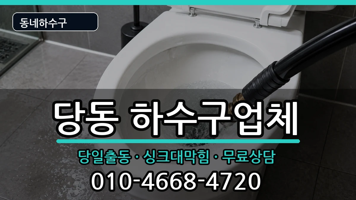 경기군포시당동 하수구막힘 경기군포시당동 하수구막힘 증상 처리 안내 이미지 2