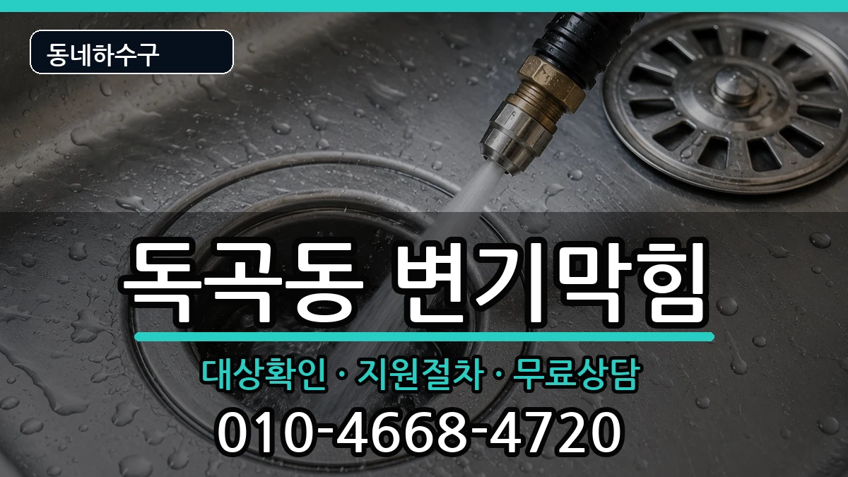 경기평택시독곡동 변기막힘 증상 처리 안내 이미지 1