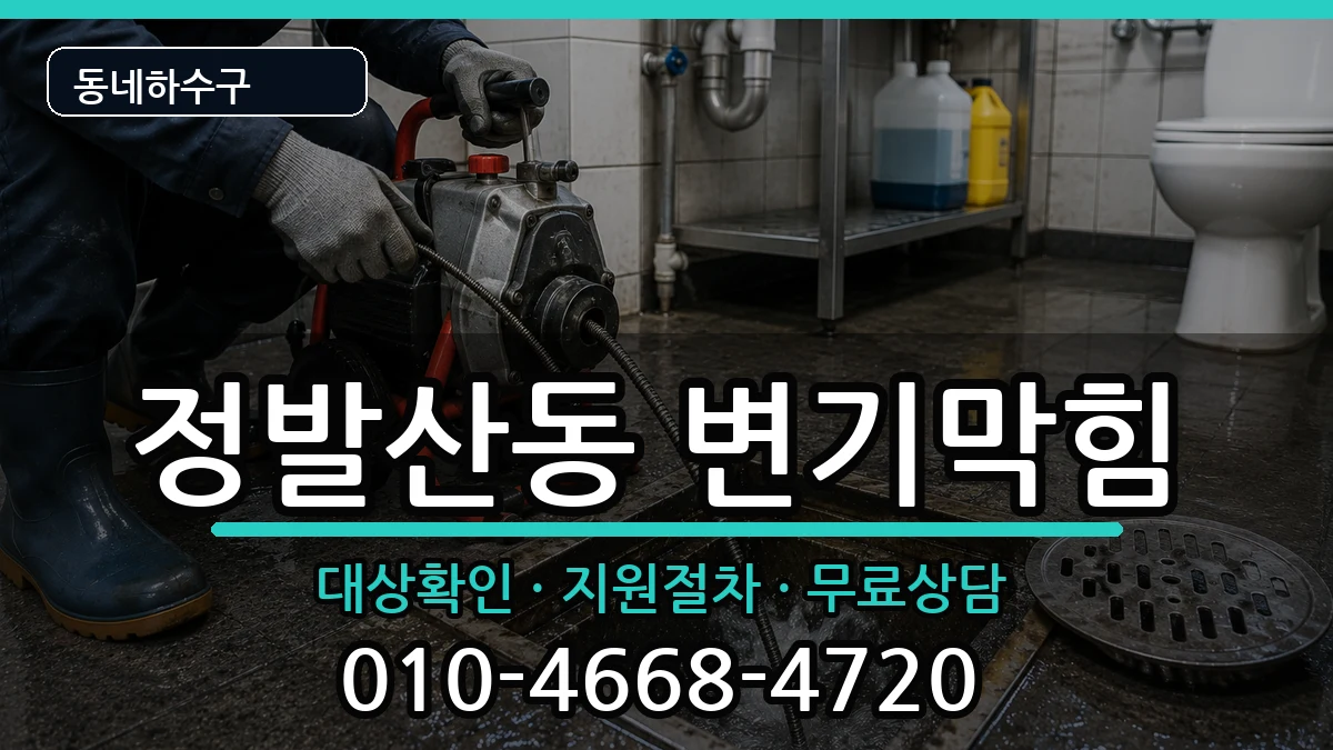 경기고양시일산동구정발산동 변기막힘 경기고양시일산동구정발산동 변기막힘 증상 처리 안내 이미지 3