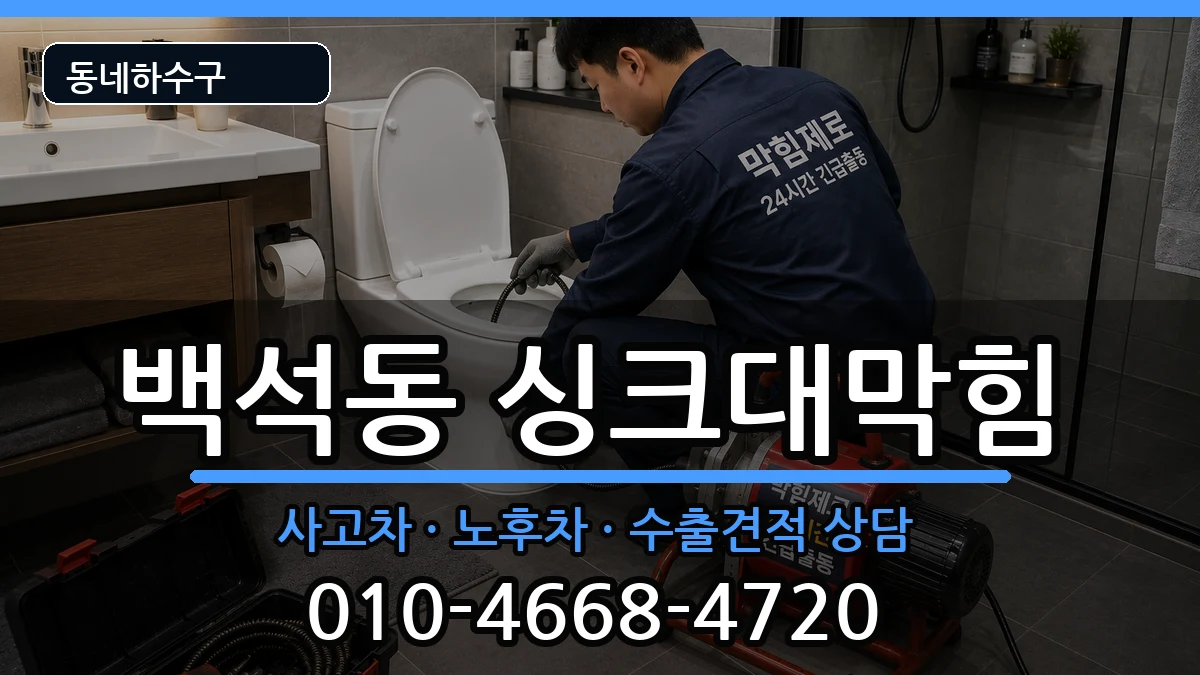 경기고양시일산동구백석동 싱크대막힘 경기고양시일산동구백석동 싱크대막힘 증상 처리 안내 이미지 3