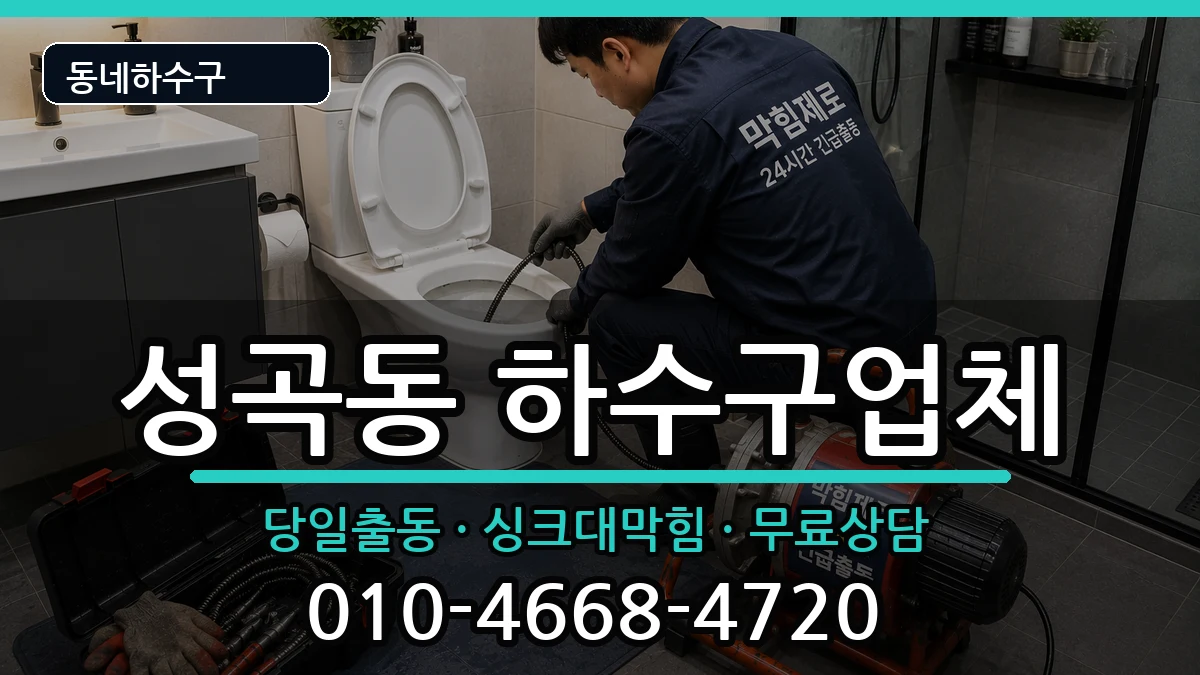 경기안산시단원구성곡동 하수구막힘 경기안산시단원구성곡동 하수구막힘 증상 처리 안내 이미지 3