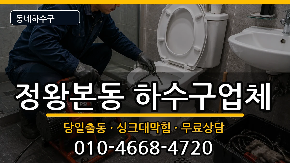 경기시흥시정왕본동 하수구막힘 경기시흥시정왕본동 하수구막힘 증상 처리 안내 이미지 2
