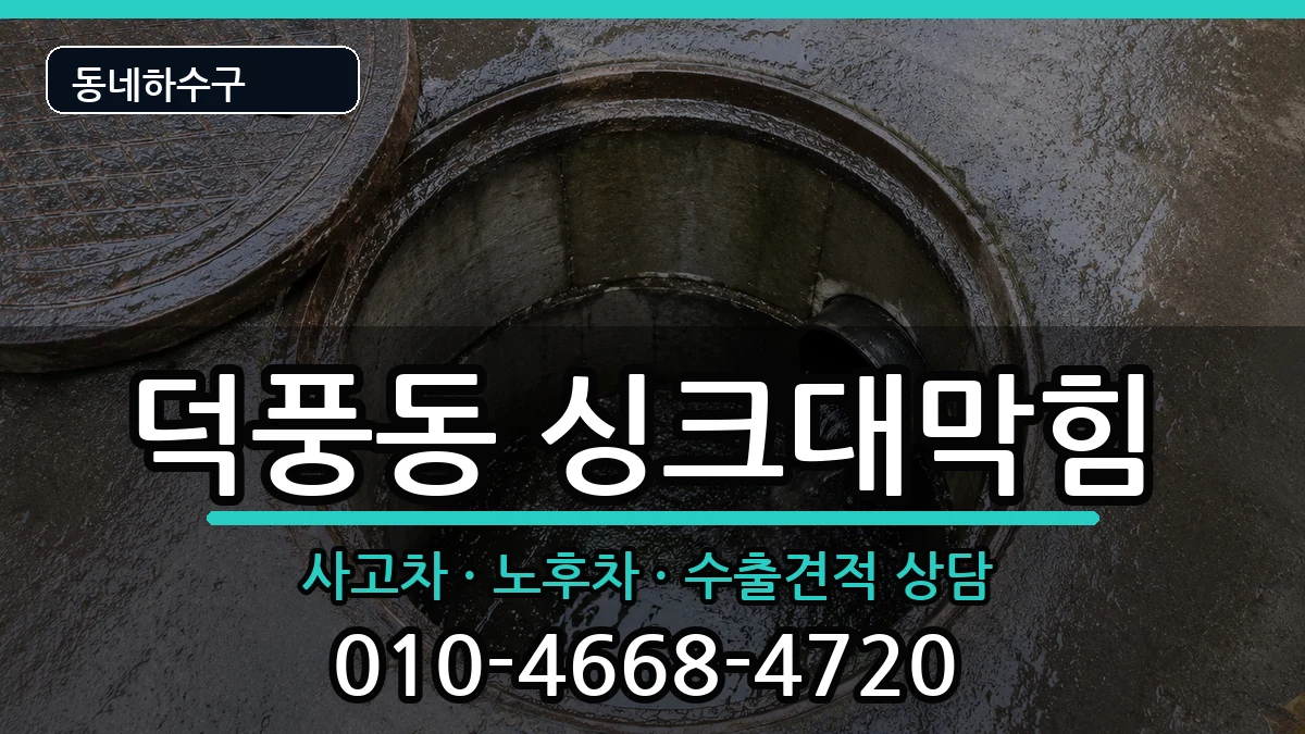 경기하남시덕풍동 싱크대막힘 증상 처리 안내 이미지 3