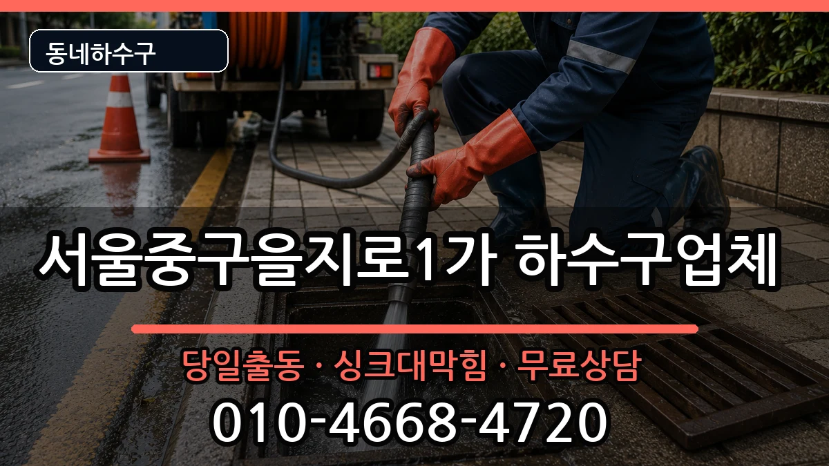 서울중구을지로1가 하수구막힘 서울중구을지로1가 하수구막힘 증상 처리 안내 이미지 3