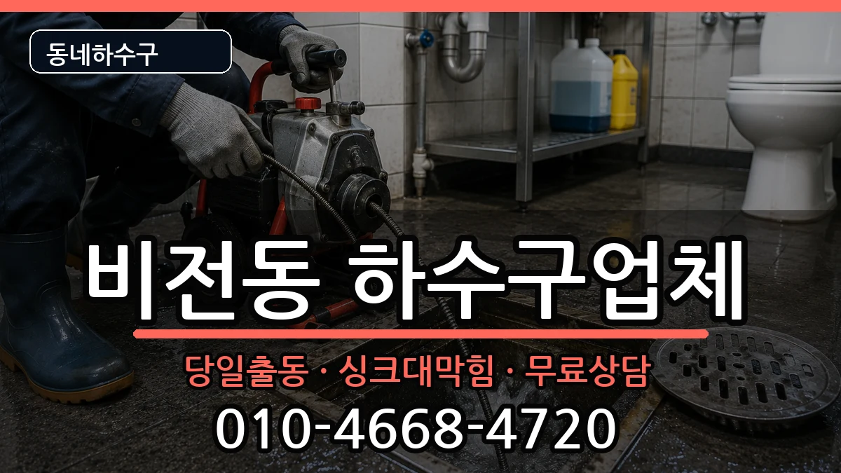 경기평택시비전동 하수구막힘 경기평택시비전동 하수구막힘 증상 처리 안내 이미지 2