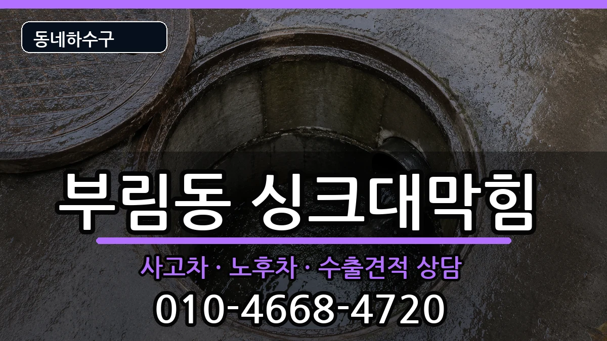 경기안양시동안구부림동 싱크대막힘 경기안양시동안구부림동 싱크대막힘 증상 처리 안내 이미지 2