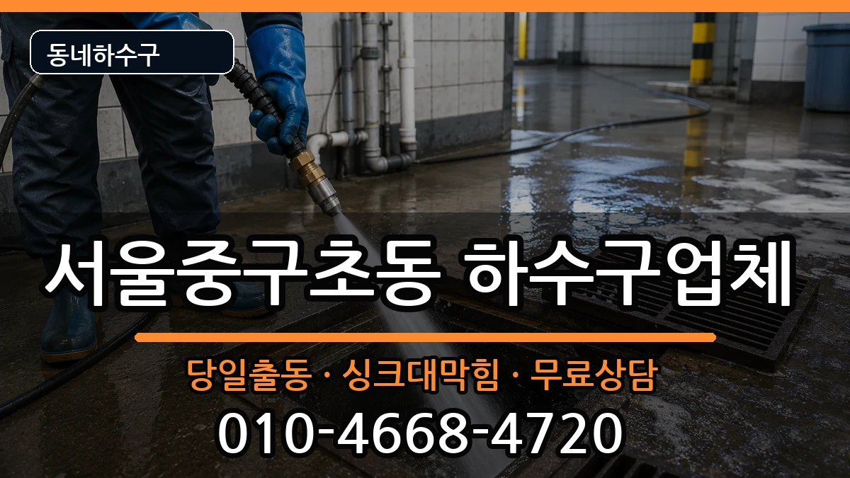 서울중구초동 하수구막힘 서울중구초동 하수구막힘 증상 처리 안내 이미지 2