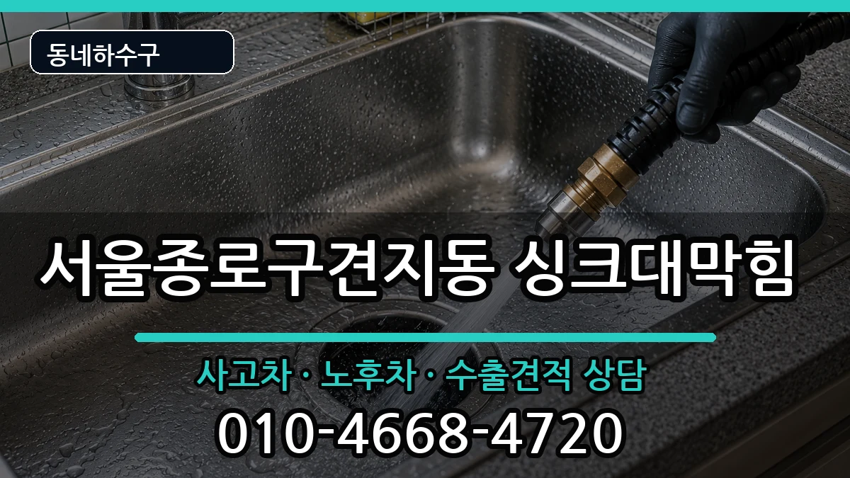 서울종로구견지동 싱크대막힘 서울종로구견지동 싱크대막힘 증상 처리 안내 이미지 2