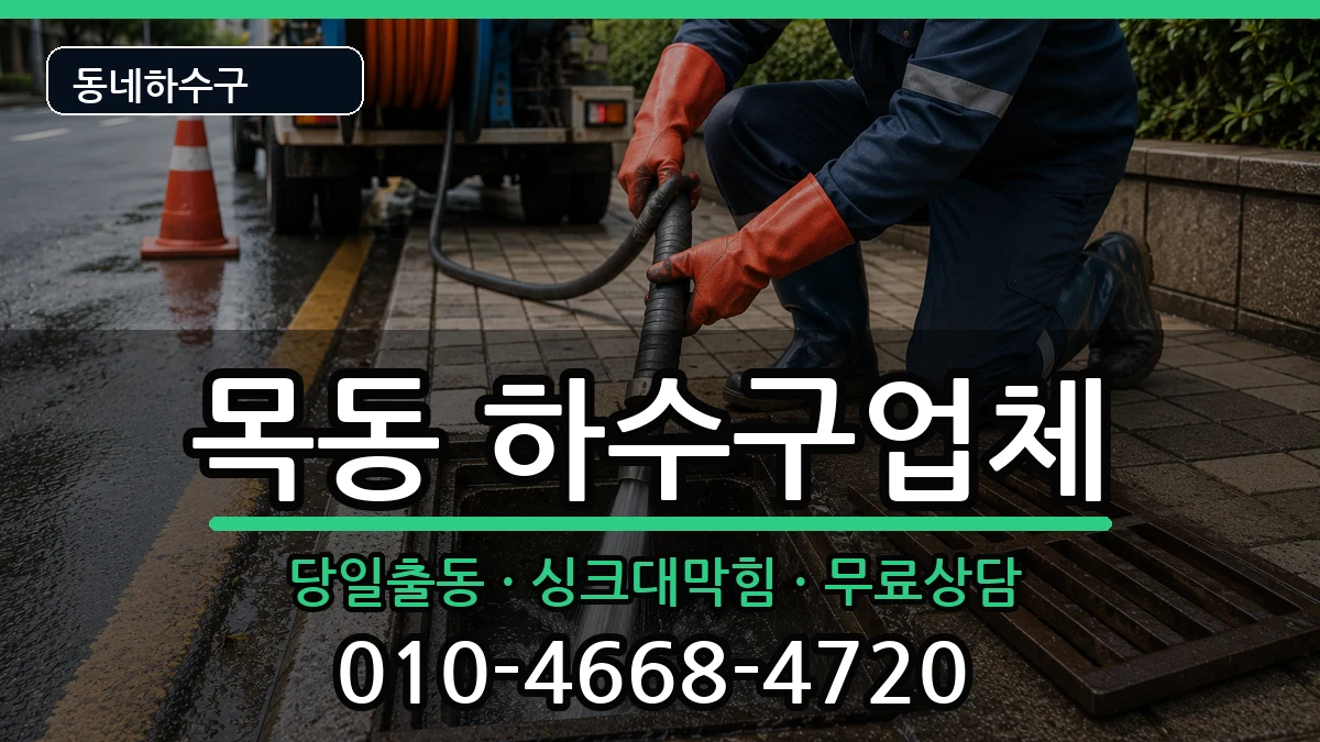 경기광주시목동 하수구막힘 경기광주시목동 하수구막힘 증상 처리 안내 이미지 1