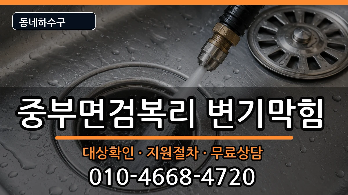 경기광주시중부면검복리  변기막힘 비용형
