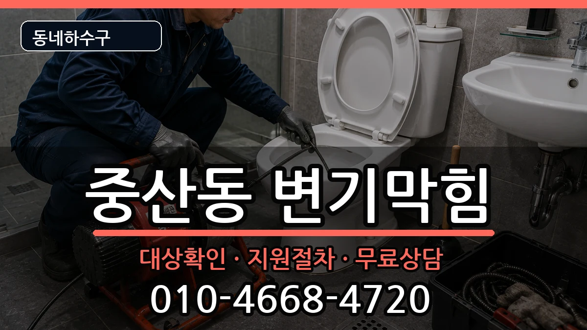 경기고양시일산동구중산동 변기막힘 경기고양시일산동구중산동 변기막힘 증상 처리 안내 이미지 2