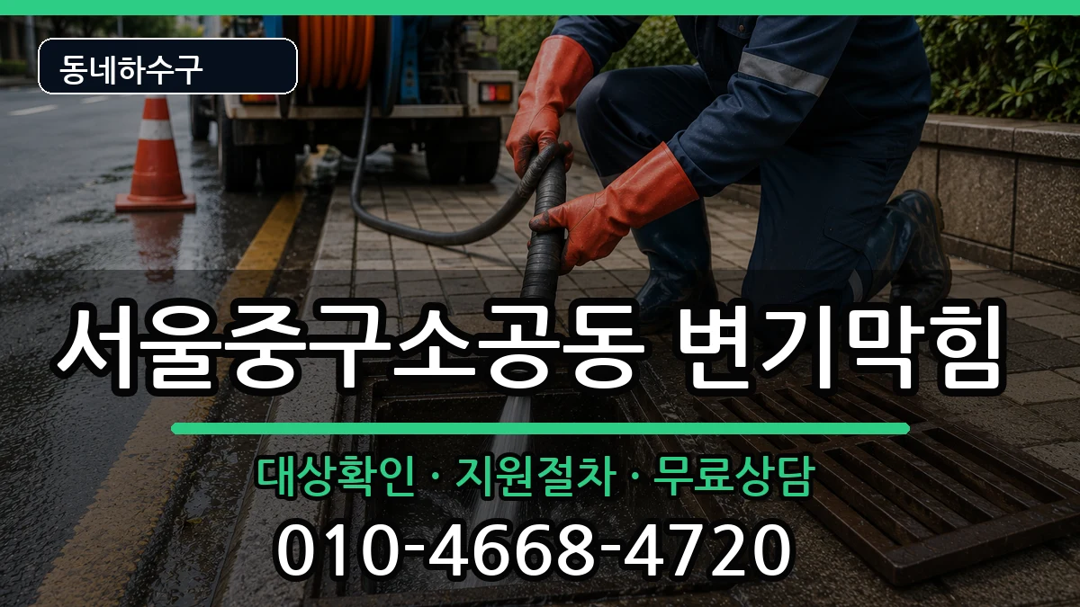 서울중구소공동  변기막힘 질문형