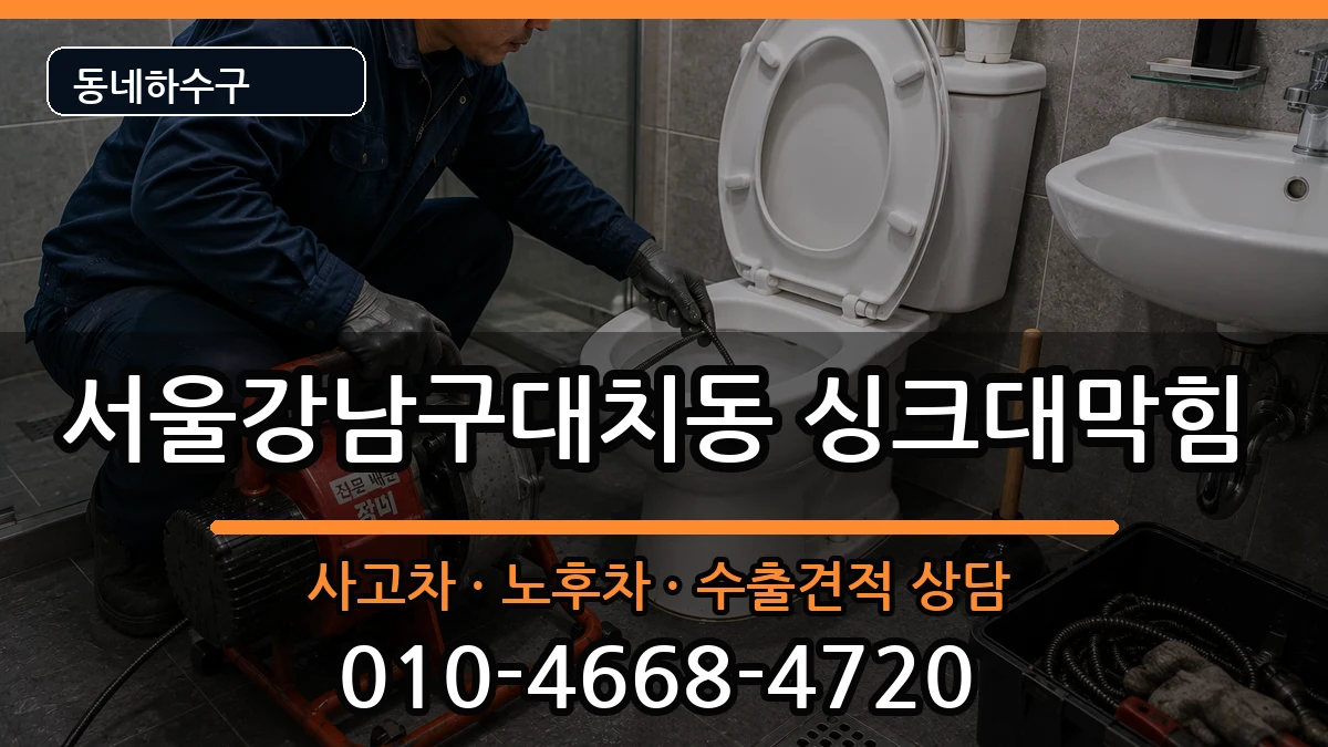 서울강남구대치동 싱크대막힘 서울강남구대치동 싱크대막힘 증상 처리 안내 이미지 2