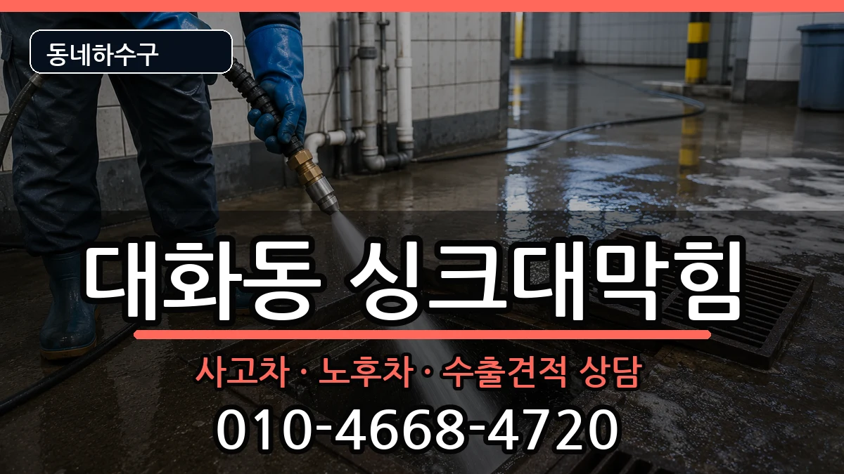 경기고양시일산서구대화동 싱크대막힘 경기고양시일산서구대화동 싱크대막힘 증상 처리 안내 이미지 1