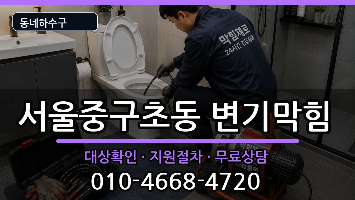 서울중구초동 변기막힘 서울중구초동 변기막힘 증상 처리 안내 이미지 3