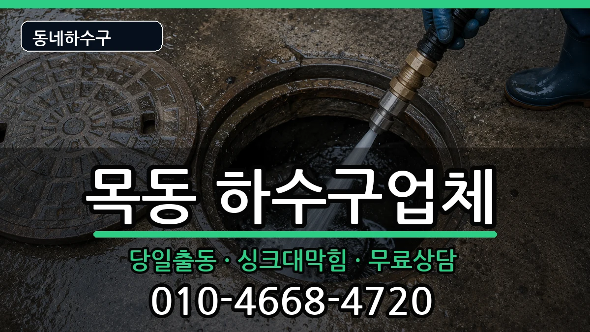경기광주시목동 하수구막힘 경기광주시목동 하수구막힘 증상 처리 안내 이미지 2