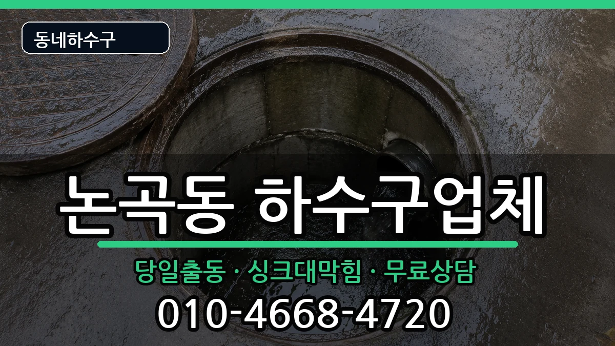 경기시흥시논곡동 하수구막힘 경기시흥시논곡동 하수구막힘 증상 처리 안내 이미지 3
