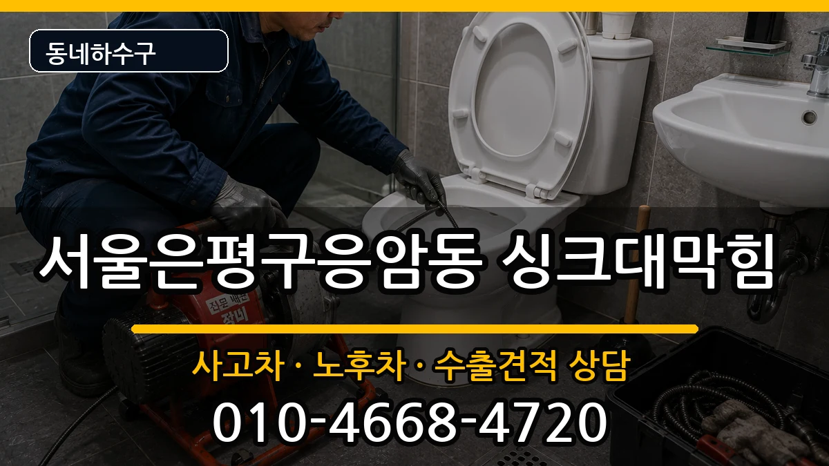서울은평구응암동 싱크대막힘 서울은평구응암동 싱크대막힘 증상 처리 안내 이미지 2