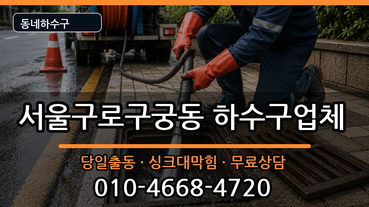 서울구로구궁동 하수구막힘 서울구로구궁동 하수구막힘 증상 처리 안내 이미지 2