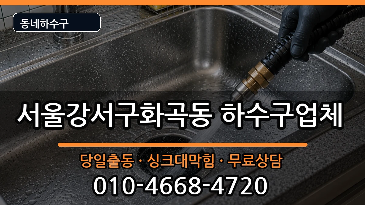 서울강서구화곡동 하수구막힘 서울강서구화곡동 하수구막힘 증상 처리 안내 이미지 1