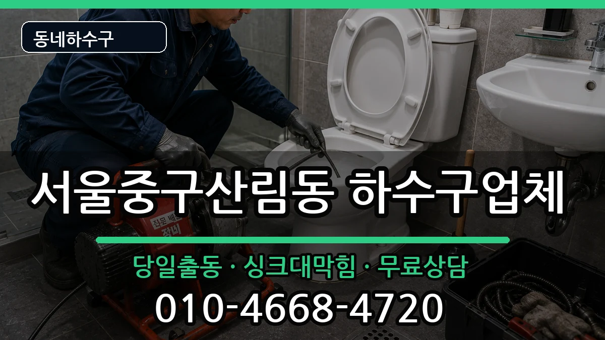 서울중구산림동 하수구막힘 서울중구산림동 하수구막힘 증상 처리 안내 이미지 3