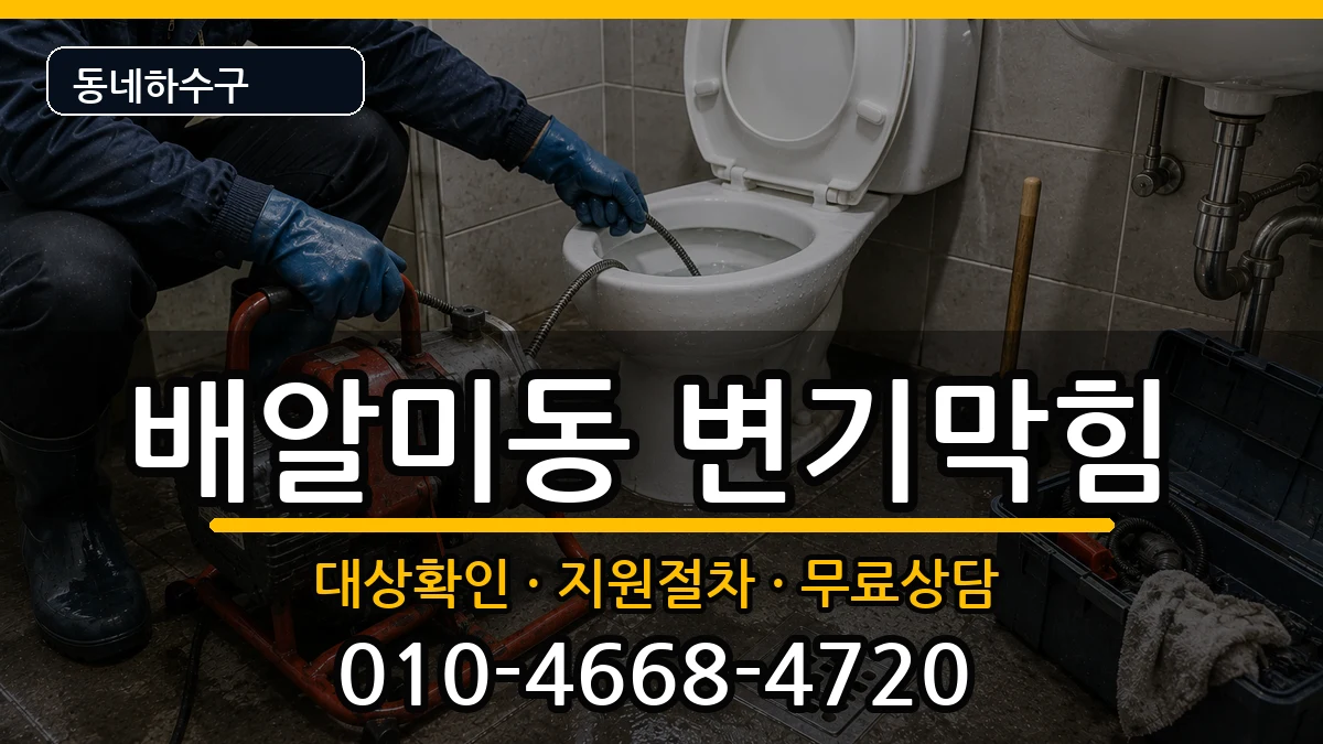 경기하남시배알미동 변기막힘 증상 처리 안내 이미지 3