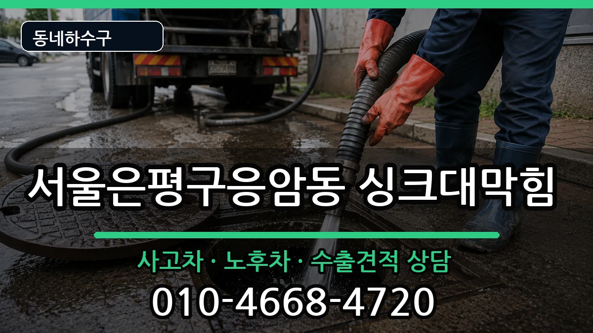 서울은평구응암동 싱크대막힘 서울은평구응암동 싱크대막힘 증상 처리 안내 이미지 1