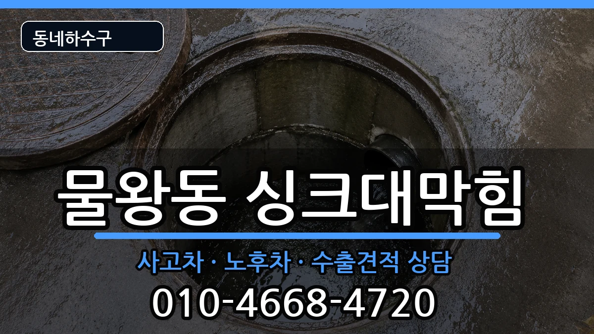 경기시흥시물왕동 싱크대막힘 경기시흥시물왕동 싱크대막힘 증상 처리 안내 이미지 2